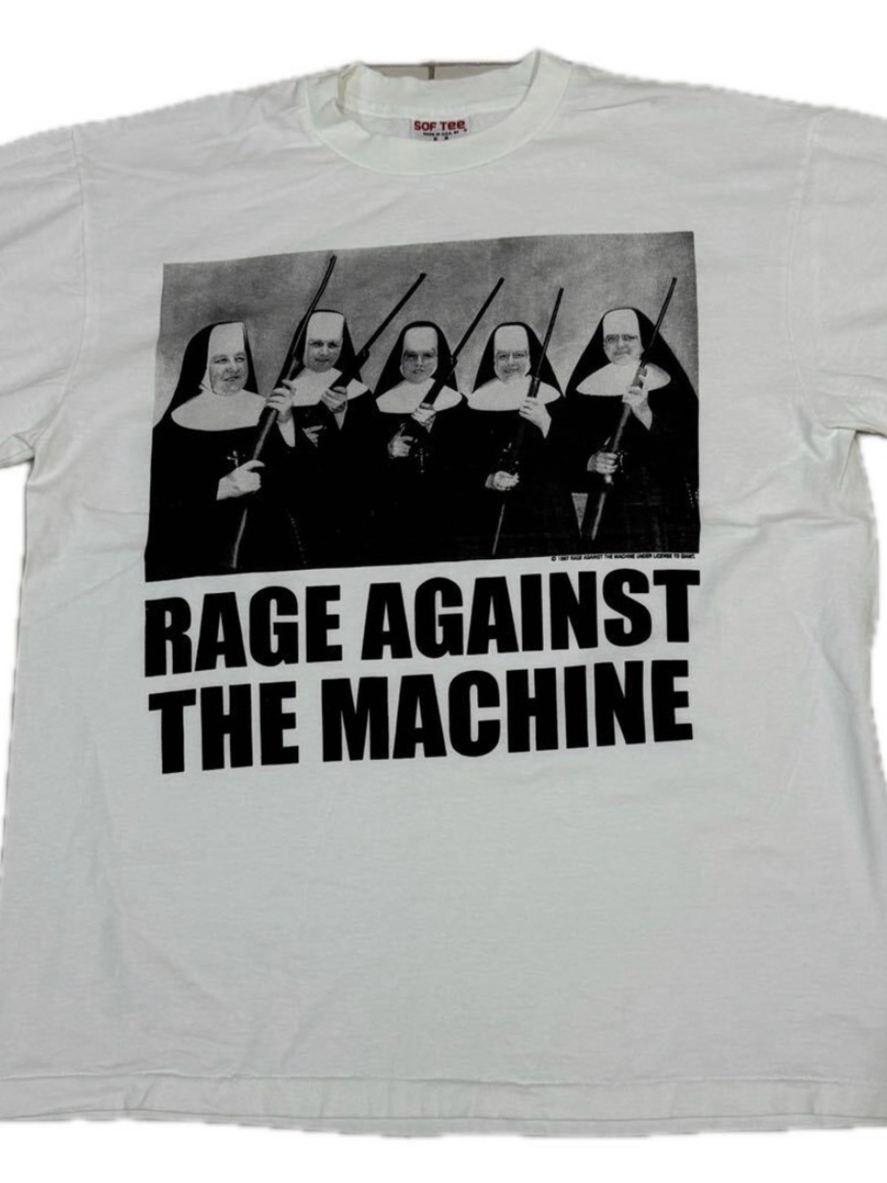 Rage Against The Machine Black & White Graphic Tee